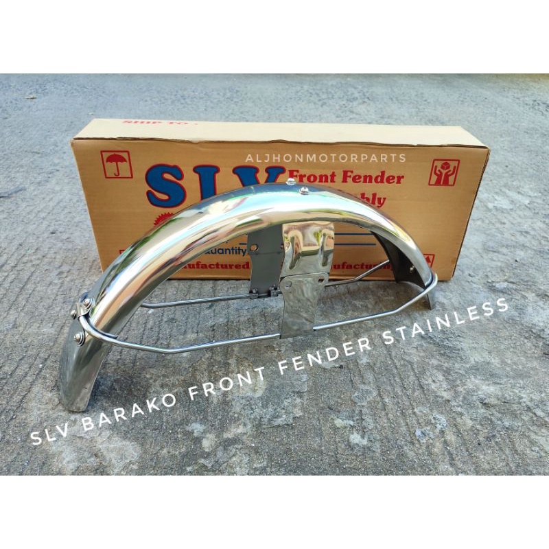 SLV BARAKO FRONT FENDER STAINLESS Shopee Philippines