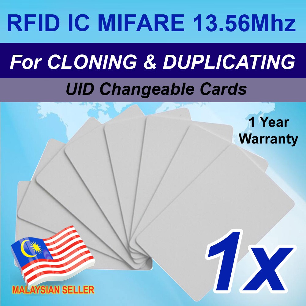 13 56Mhz RFID IC Mifare Writable Clone Duplicating UID Changeable Cards