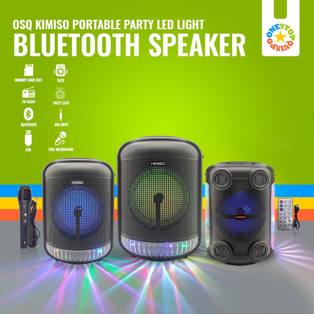 Ready Stock Osq Inch Inch Portable Bluetooth Karaoke Party