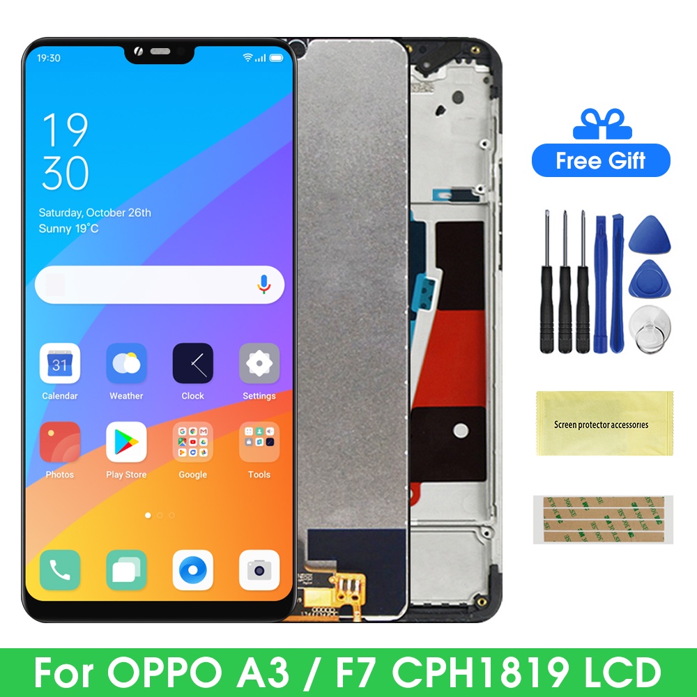 For Oppo F A Lcd Display With Frame Cph Cph A Cph Touch