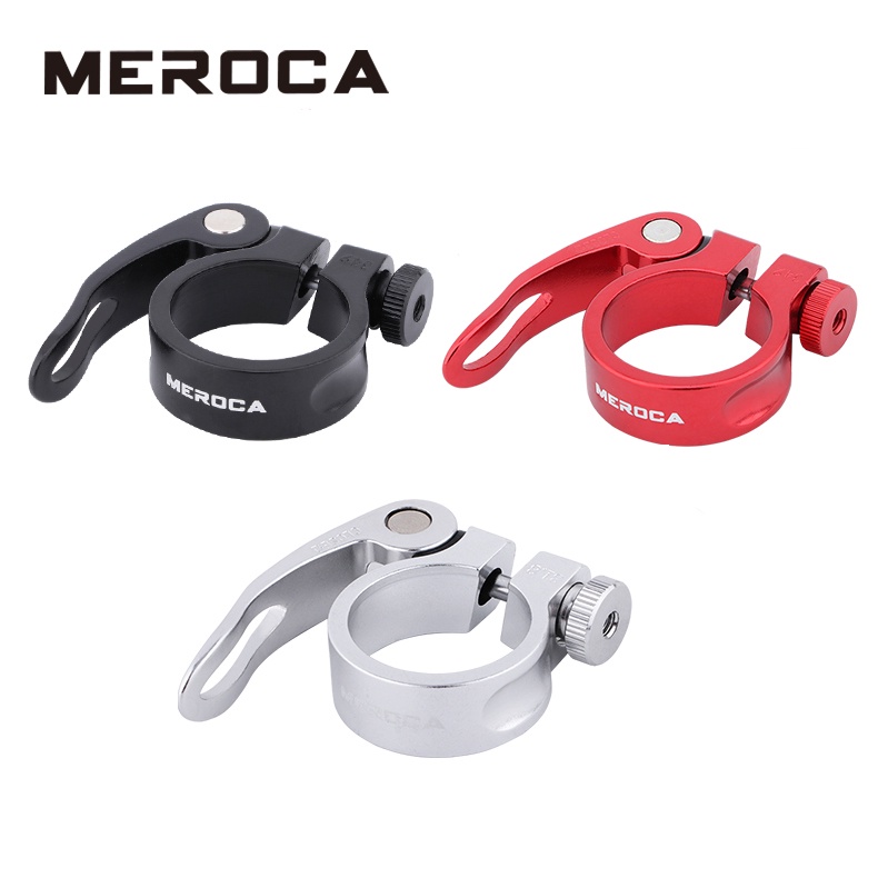 Meroca Bicycle Seatpost Clamp Mm Mtb Road Bike Seat Tube Quick