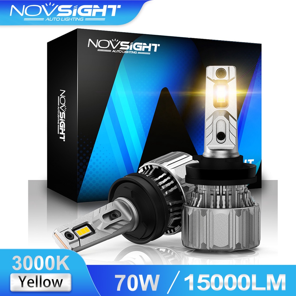 Novsight New Arrival N50Y 3000K N50 6500K Yellow Light Option H11 H9 H8