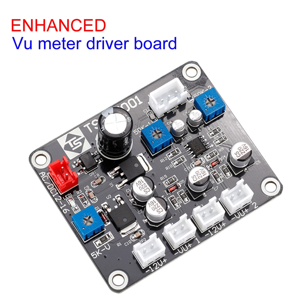 VU Header Meter Driver Board Front Stage With Adjustable Backlight DB