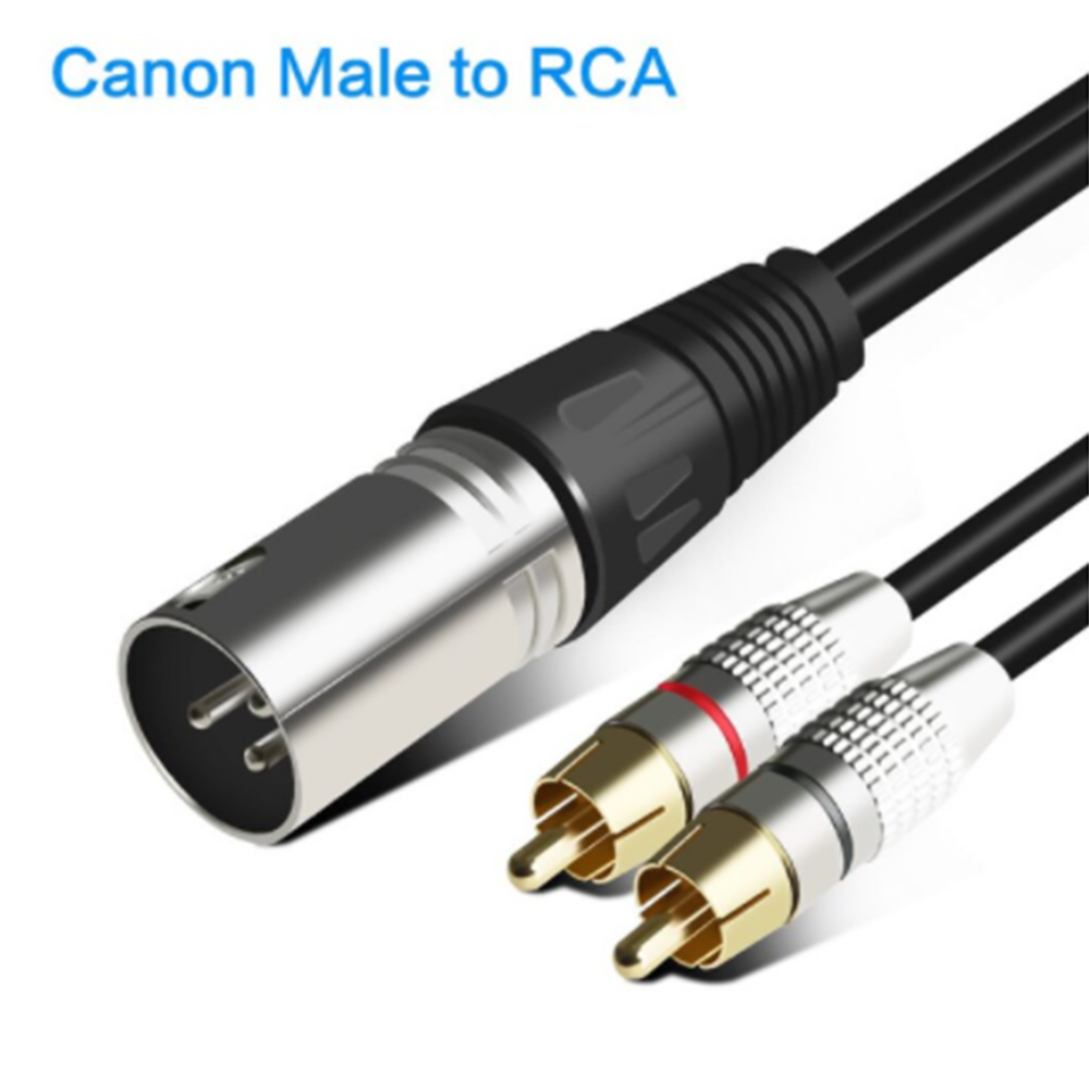 Fsu M M M M M M Cannon Male Female To Rca Connection Audio