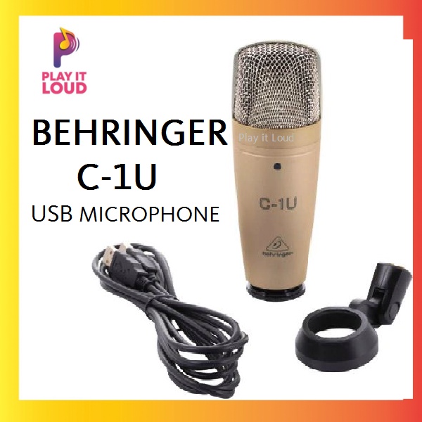 BEHRINGER C 1U USB STUDIO CONDENSER MICROPHONE ORIGINAL Shopee