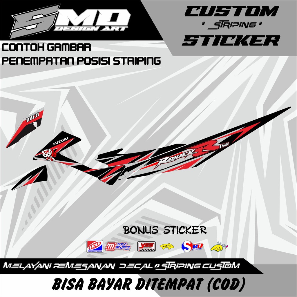 Striping SATRIA FU TYPE S Variation RACING BOY Shopee Philippines