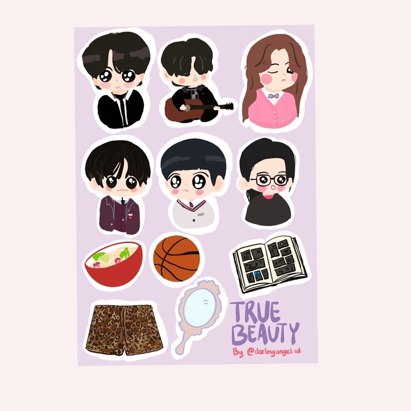 True Beauty Sticker Ju Kyung Suho Su Ho Seojun Seo Jun Hwang In Yeop