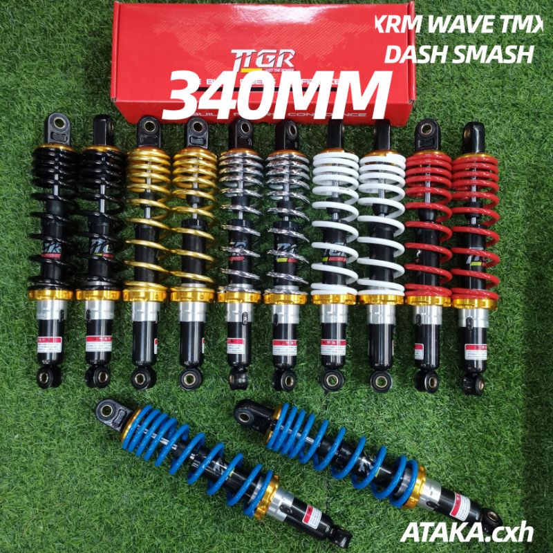 TTGR REAR SHOCK 340MM FOR WAVE XRM TMX DASH SMASH Shopee Philippines