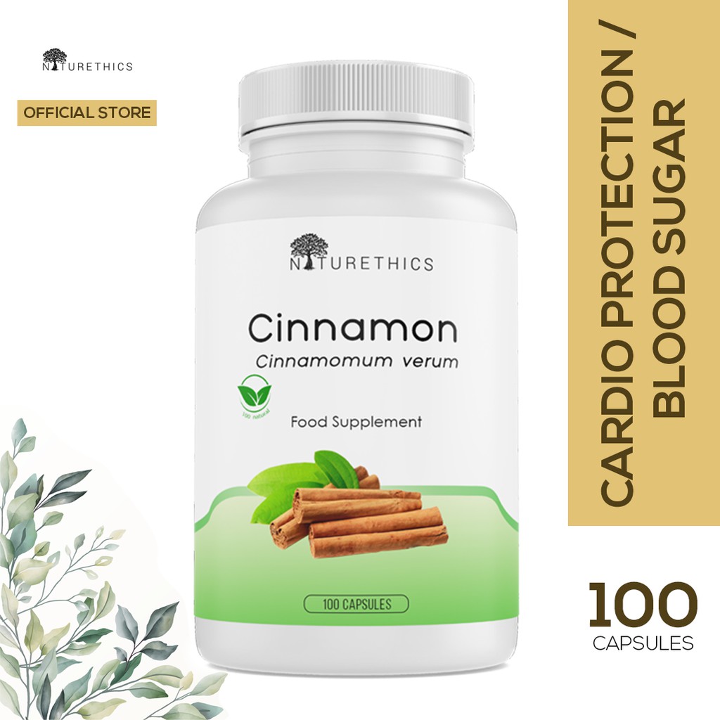 Naturethics Cinnamon Pure All Natural Organic Herbal Supplement 100