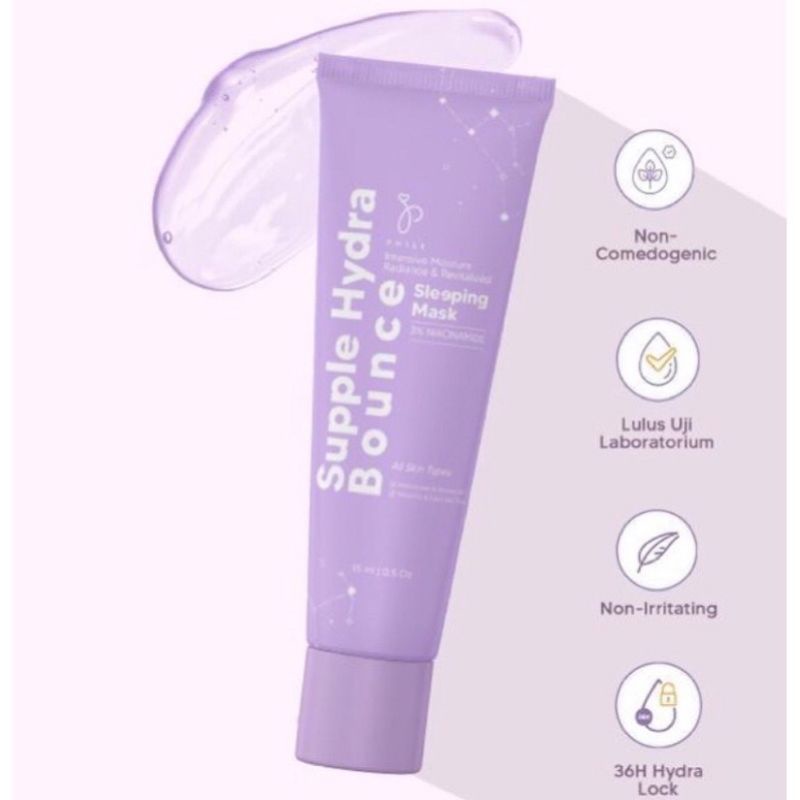 READY Supple Hydra Bounce Sleeping Mask By Phileskin MALANG