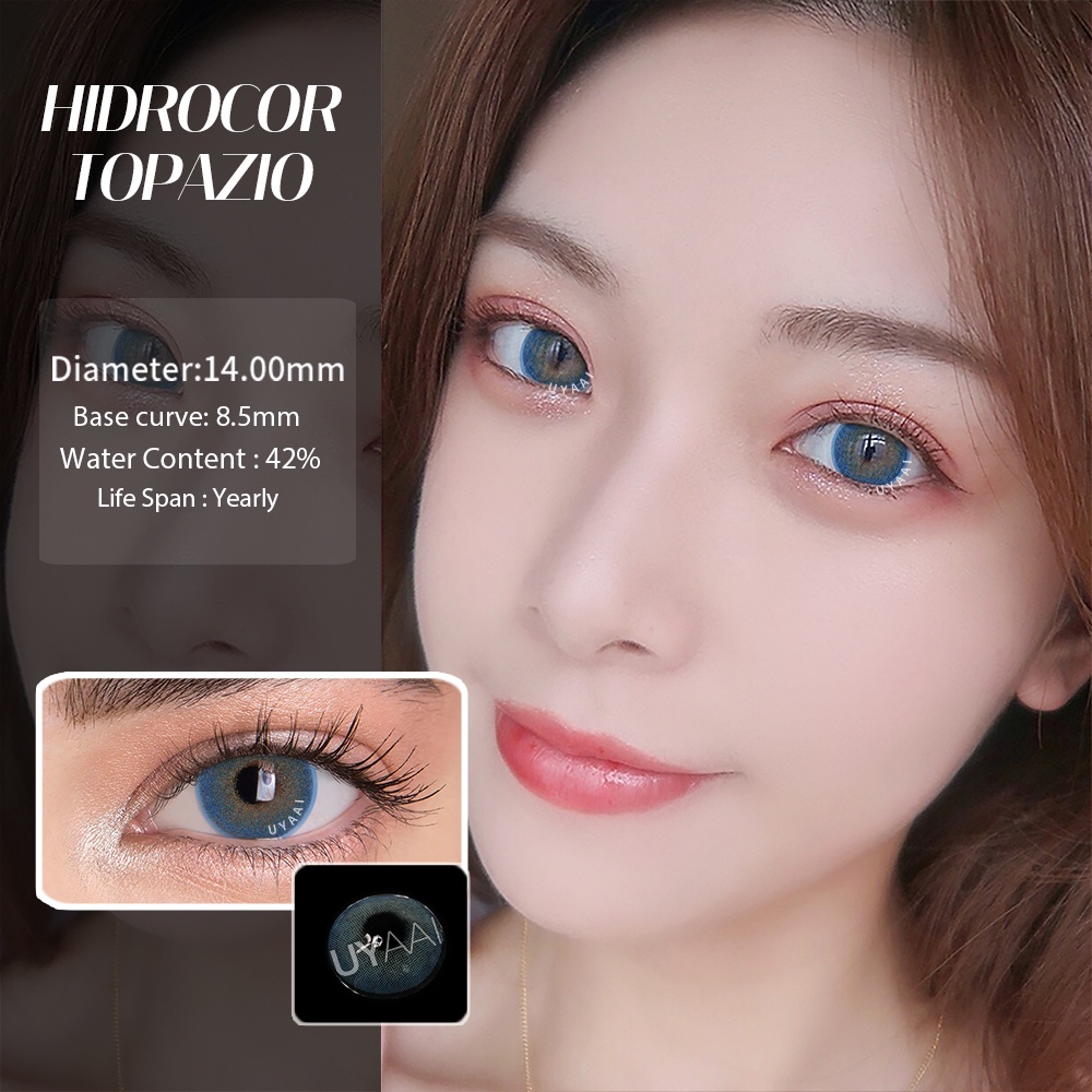 Uyaai Hidrocor Mm Colored Contact Circle Lens Natural Power Yearly