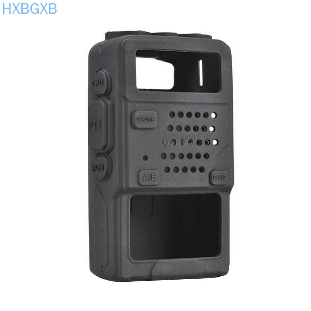 Hxbg Colors Silicone Soft Walkie Talkie Protective Case Cover For