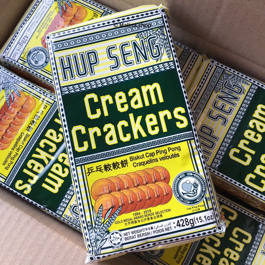 CREAM CRACKER Hup Seng Crackers Hup Seng Sugar Biscuits Shopee