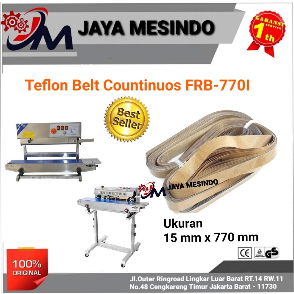 Teflon Belt Fabric Ribbon Continuous Sealer FRB 770I Series Shopee