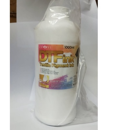 DTF Direct To Film Textile Pigment Ink CUYI White 1000ml 1Liter