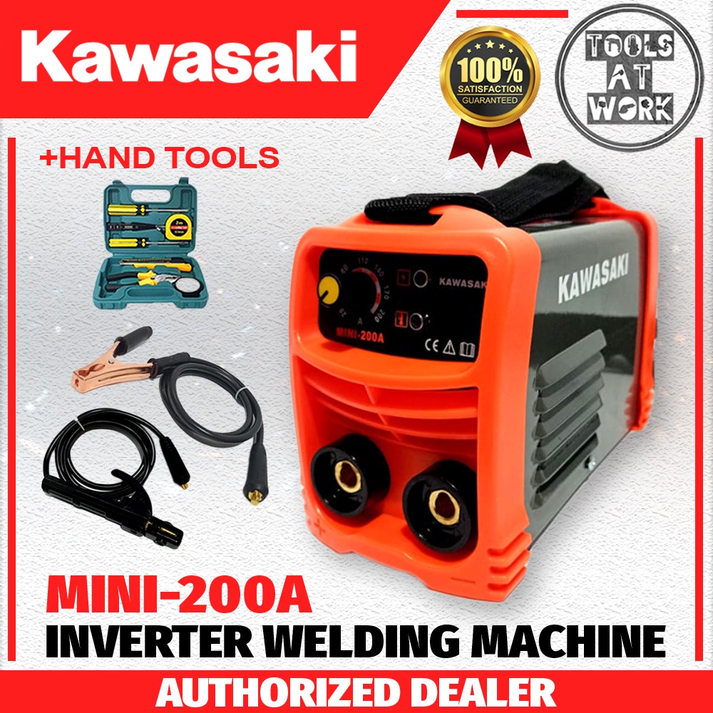 Kawasaki Mini Welding Machine A Portable Inverter With Hand Tools