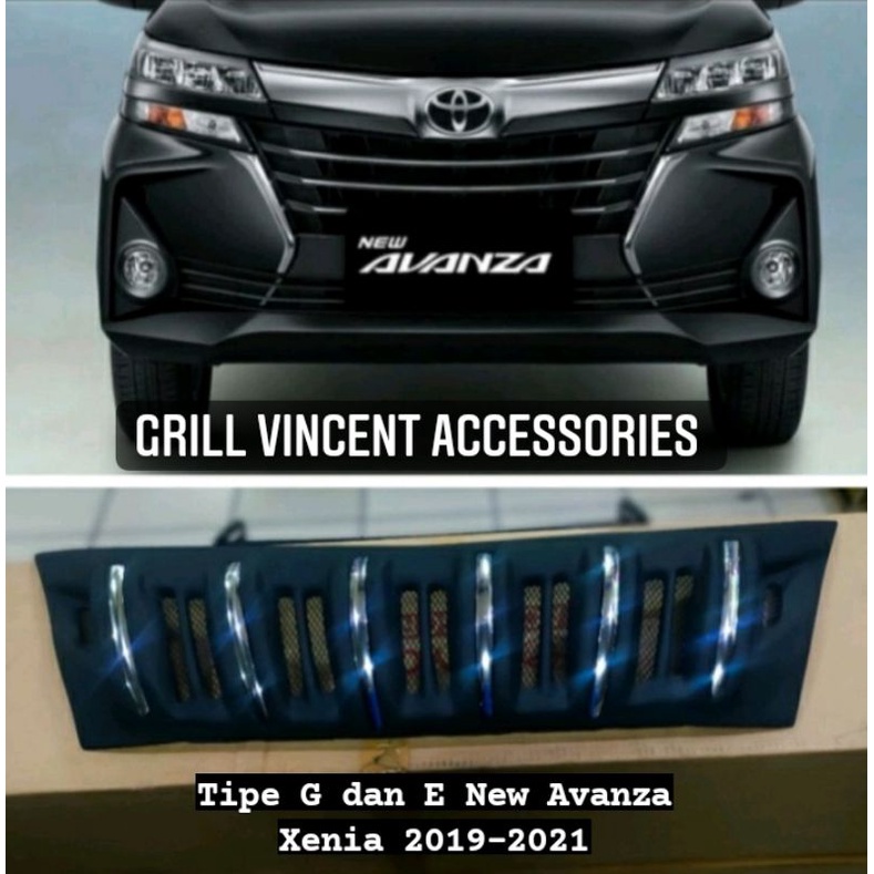 New Avanza Xenia Apollo List Chrome Grill Shopee Philippines