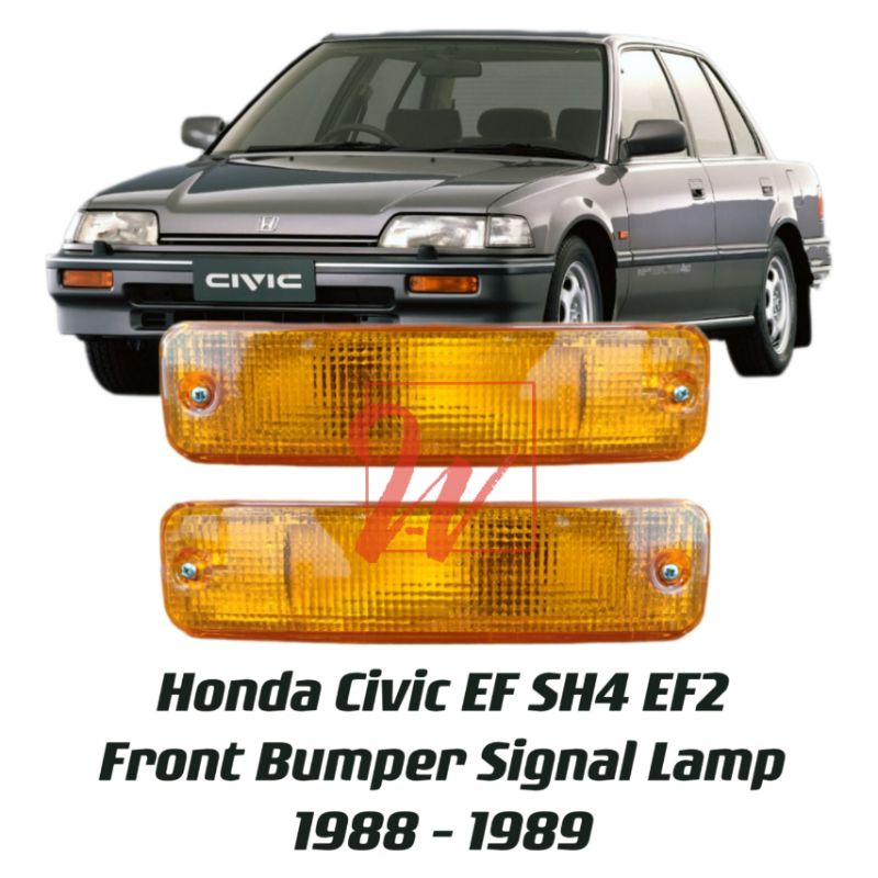 Honda Civic EF EF2 SH3 SH4 Front Bumper Indicator Signal Lamp Light