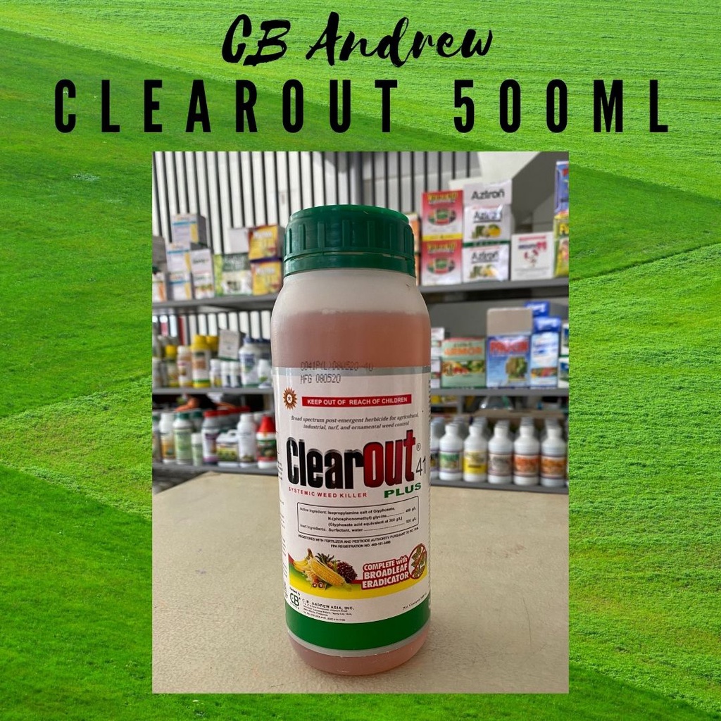 CB Andrew ClearOut Herbicide 1Liter 500ml Shopee Philippines