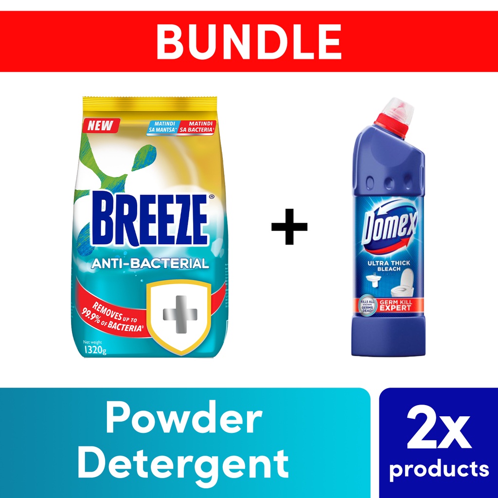 Breeze Anti Bacterial Powder Detergent Kg Domex Toilet Bowl