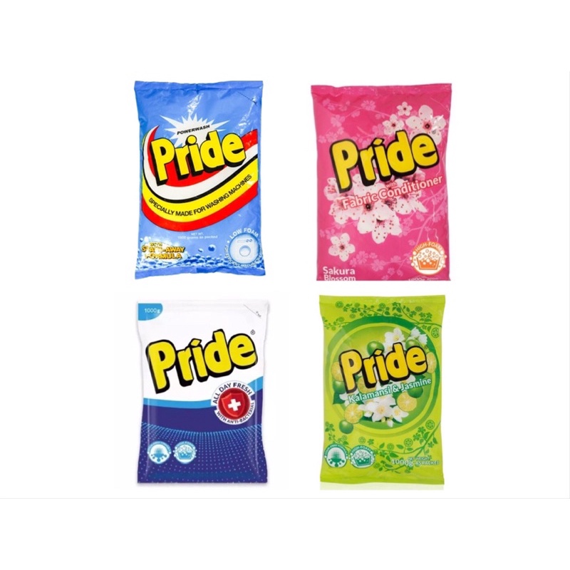 Pride Laundry Detergent Powder 1kg Shopee Philippines