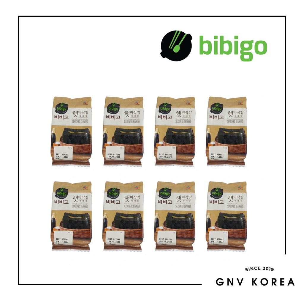 Cj Bibigo Pcs X Savory Roasted Seasoned Seaweed G Shopee Philippines