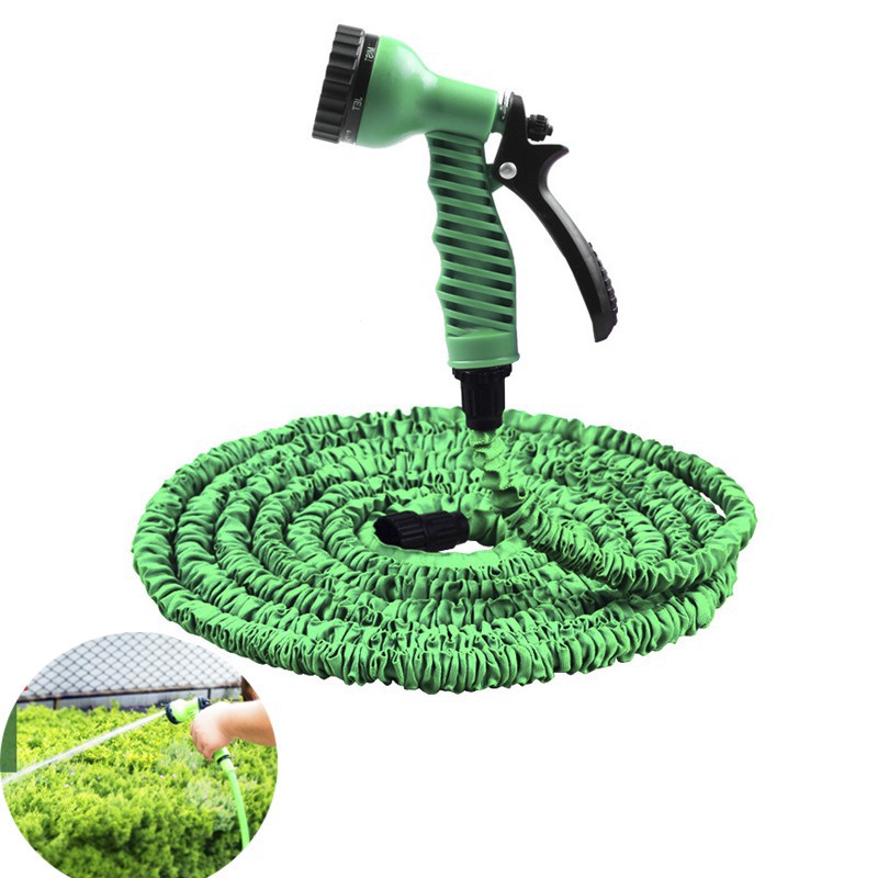 Ft Ft Magic Garden Hose Expandable Flexible Water Hose With Spray