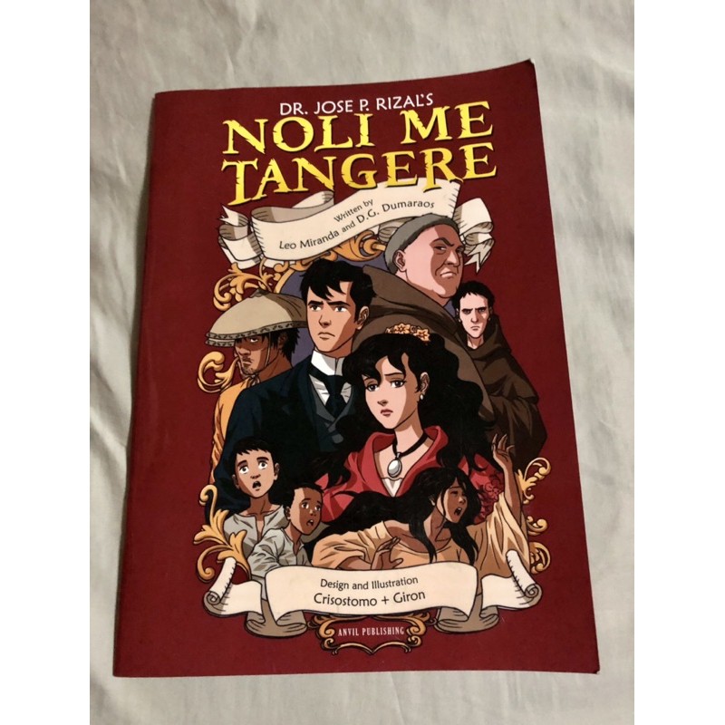 Noli Me Tangere By Dr Jose P Rizal Comics In English Shopee Philippines