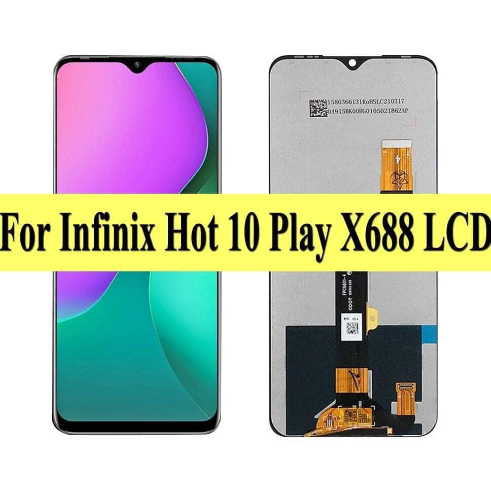 ORIG LCD FOR INFINIX HOT 10 PLAY X688 X688B LCD WITH TOUCH SCREEN SET