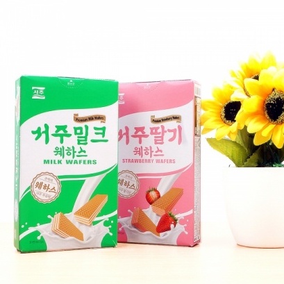 Seoju Wafer Stick 63g Strawberry And Milk Flavor Shopee Philippines