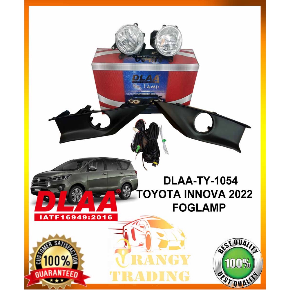 Toyota Innova 2022 To 2023 DLAA TY 1054 DLAA High Power Halogen Foglamp