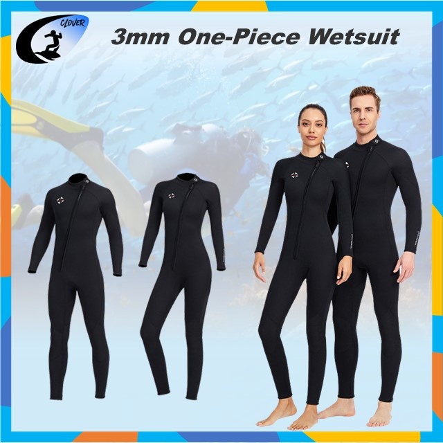 3mm Full Body Wetsuit Super Stretch Diving Suit Swimming Scuba Diving