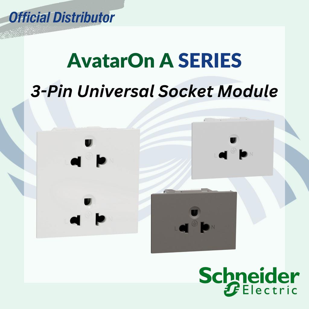 Schneider Avataron A X A V Or Gang Pin Universal Socket