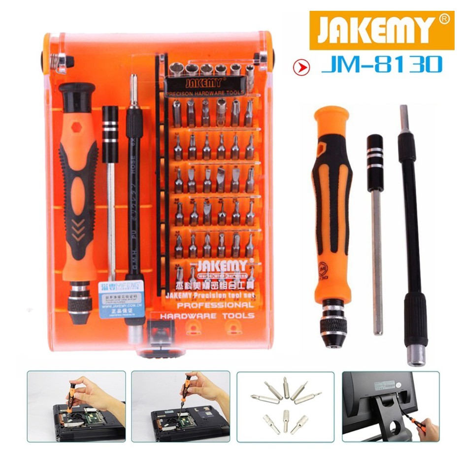 JAKEMY JM 8130 Interchangeable 45 In 1 Precision Screwdriver Set