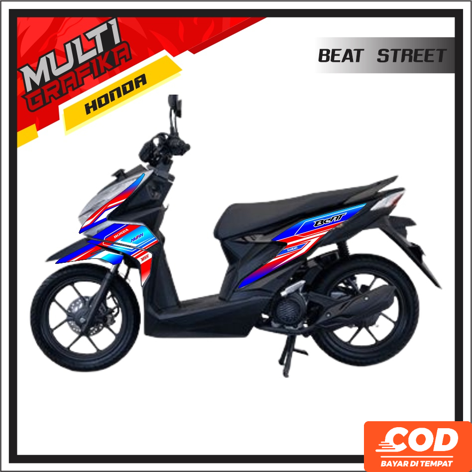 Beat Street Sticker Sticker Striping Motorcycle Esp Stripping