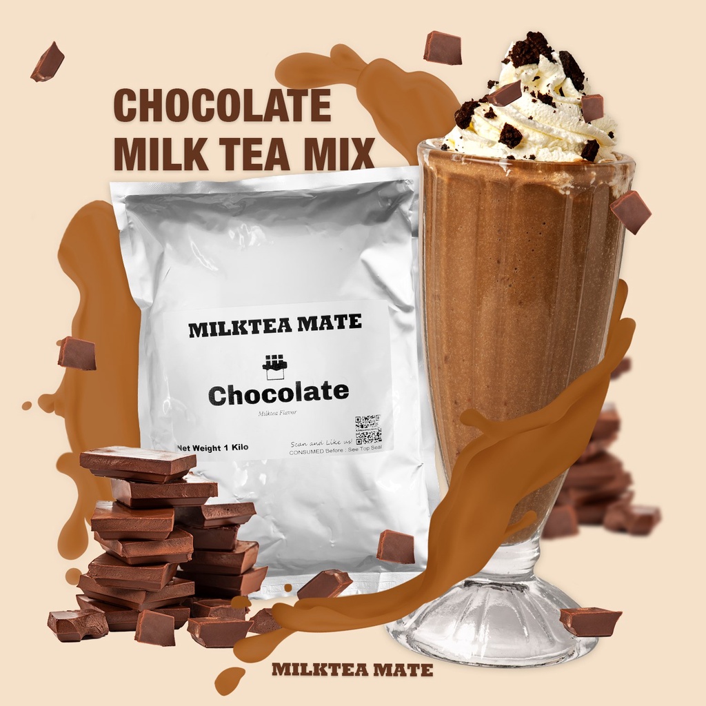 MLKT Chocolate Milktea Mate Premium Powder 1kg And 500g For MilkTea