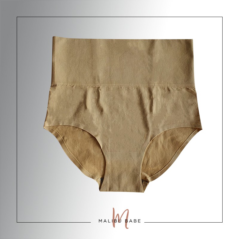 MALIBU BABE Tummy Control Seamless High Waist Panty NUDE Shopee