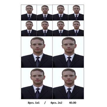 Id Picture X X Passport Size Change Attire Photo Printing