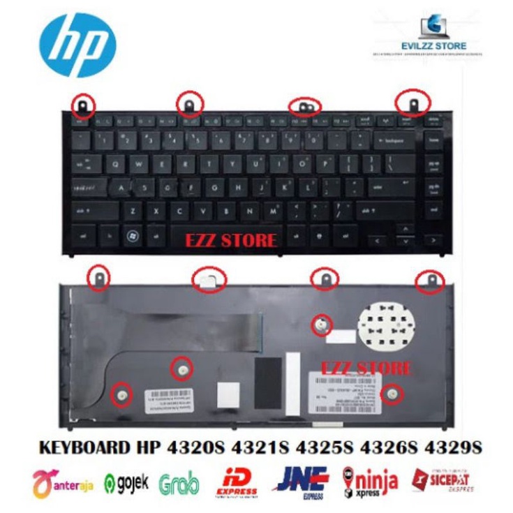 Keyboard HP ProBook 4320 4320S 4325 4325S 4326S 4329S SX7 AESX7U00010