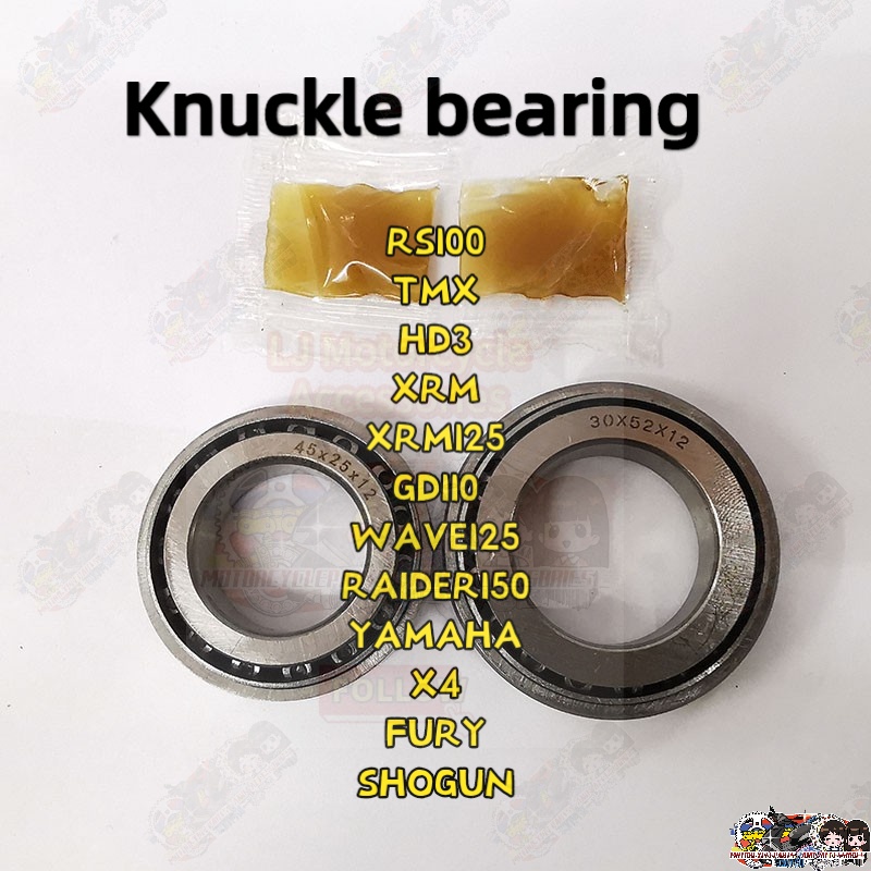 Lj Motorcycle Knuckle Bearing Tmx Xrm Rs X Gd Shogun Wave