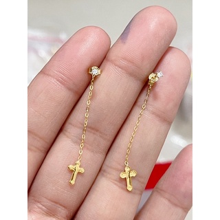 PAWNABLE 18K SAUDI GOLD TIC TAC EARRING Shopee Philippines