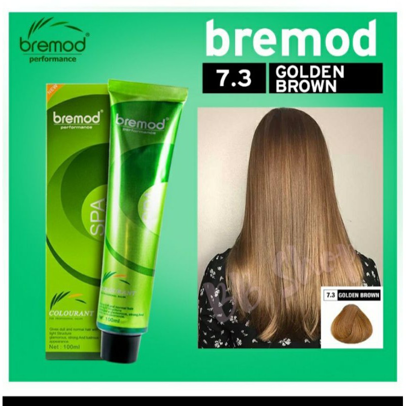 Golden Brown Bremod Performance Hair Color No Oxidizer Shopee