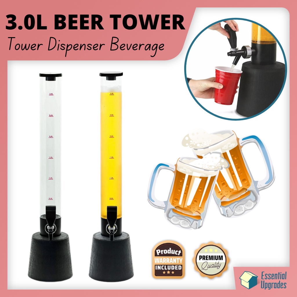 Hot Sealing High Quality Beer Dispenser 3Liters Beer Tower Dispenser