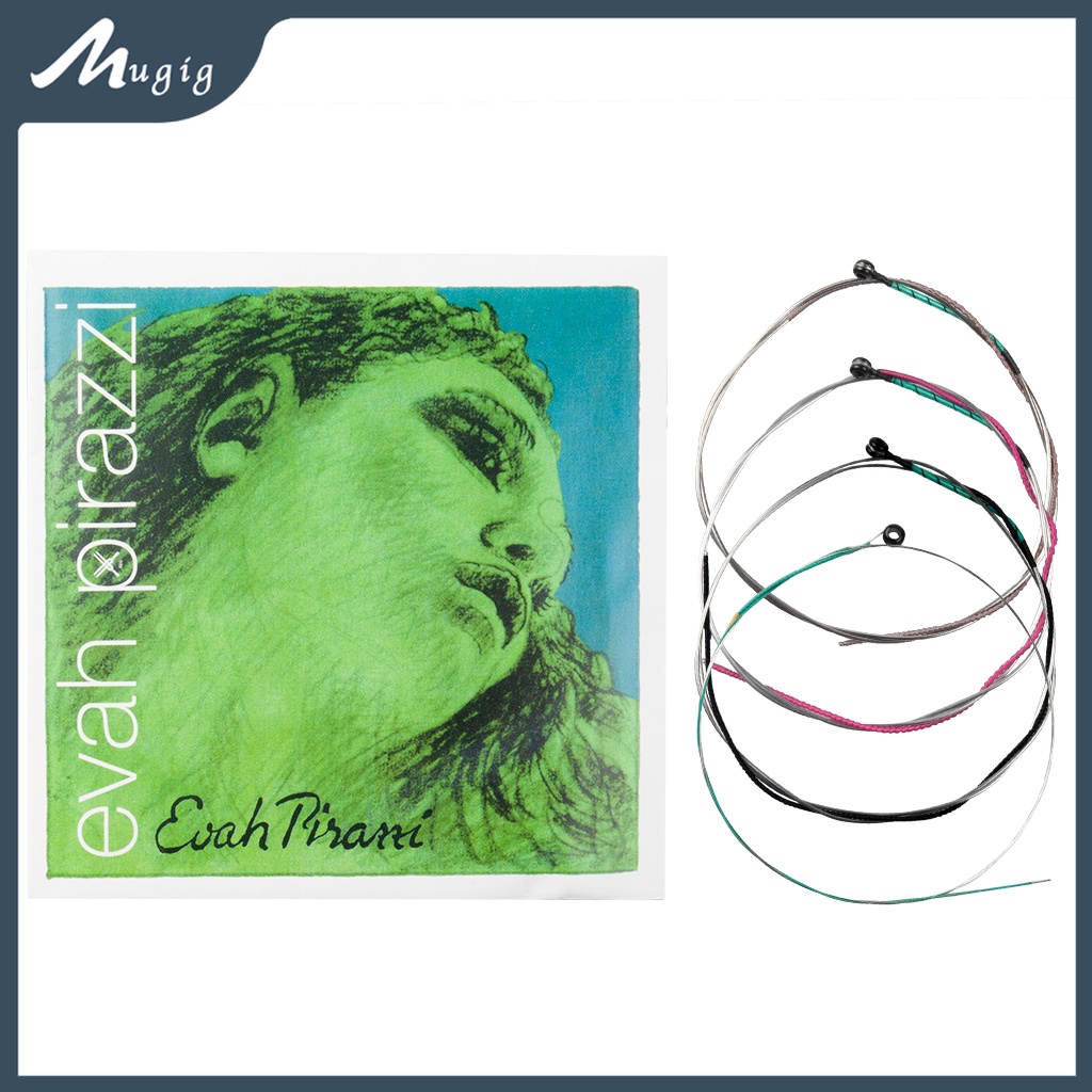 Pack Evah String Pirazzi Violin Strings Slivery Steel Medium Gauge