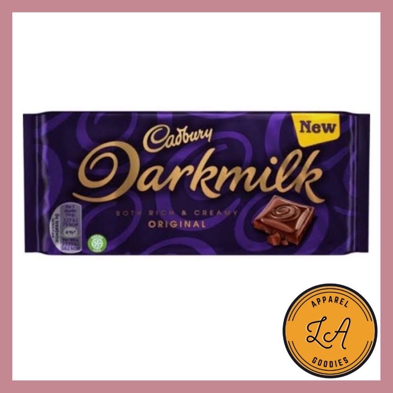 Cadbury Darkmilk Original 85g Shopee Philippines