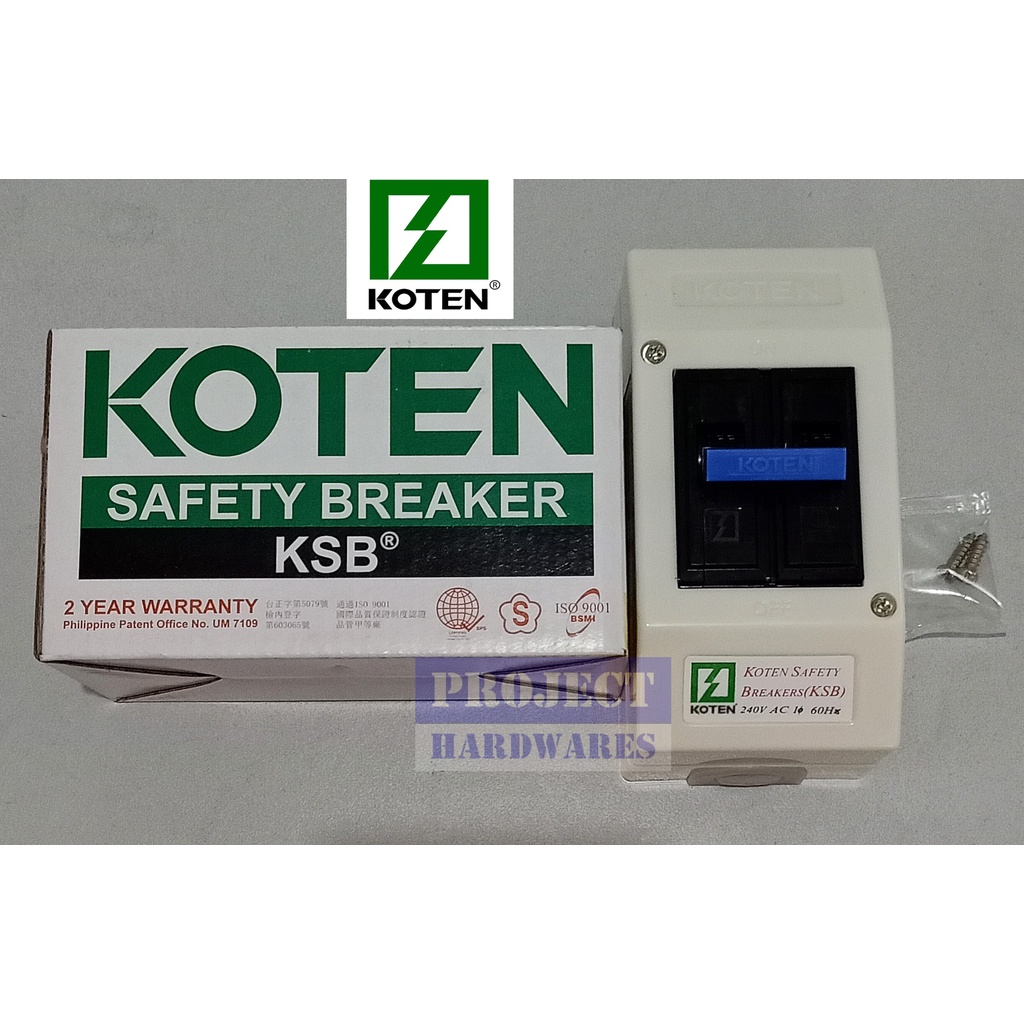 Koten Safety Breaker 20 Amperes KSB 20 Shopee Philippines