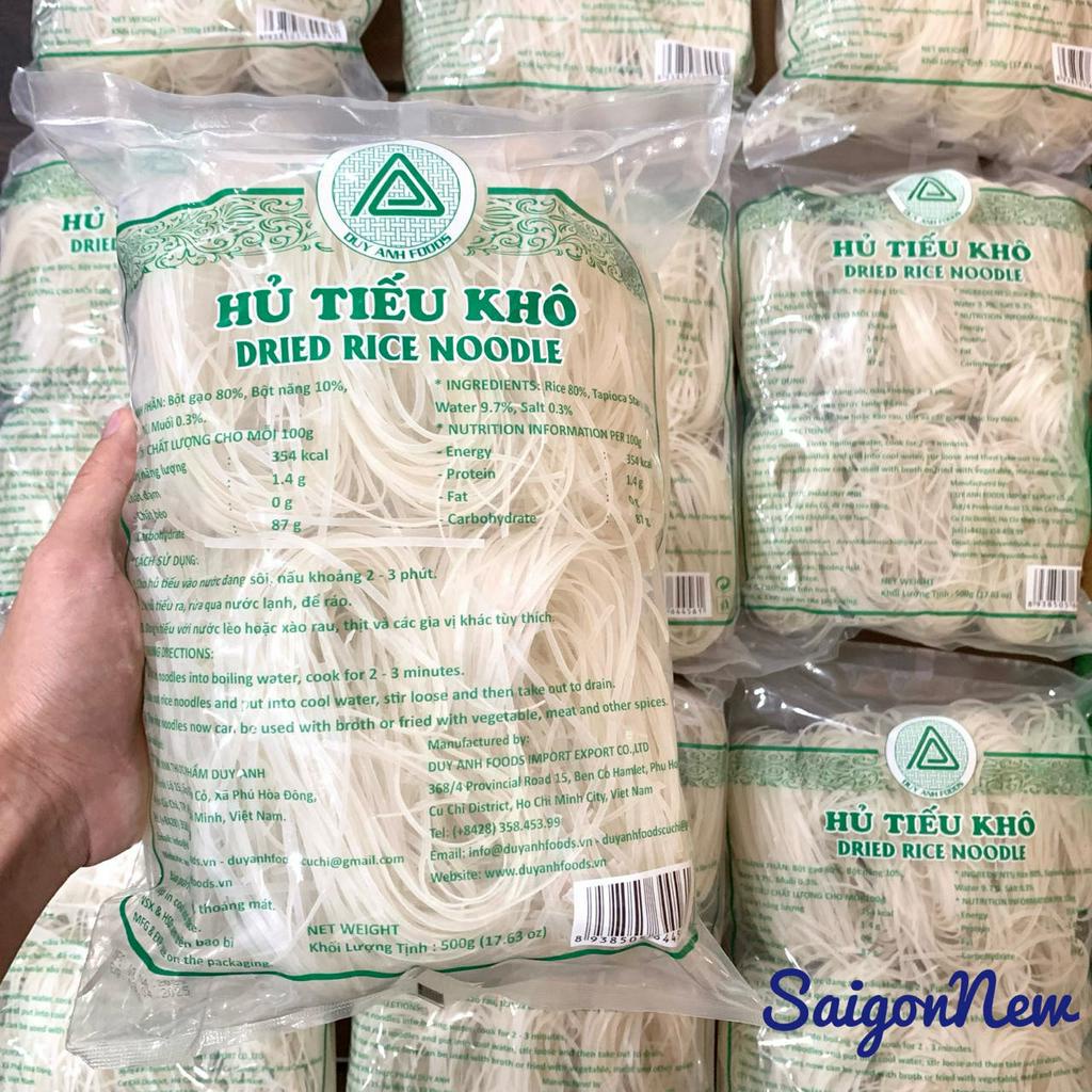 Hu Tieu Kho Duy Anh Dried Rice Noodle 500g Shopee Philippines