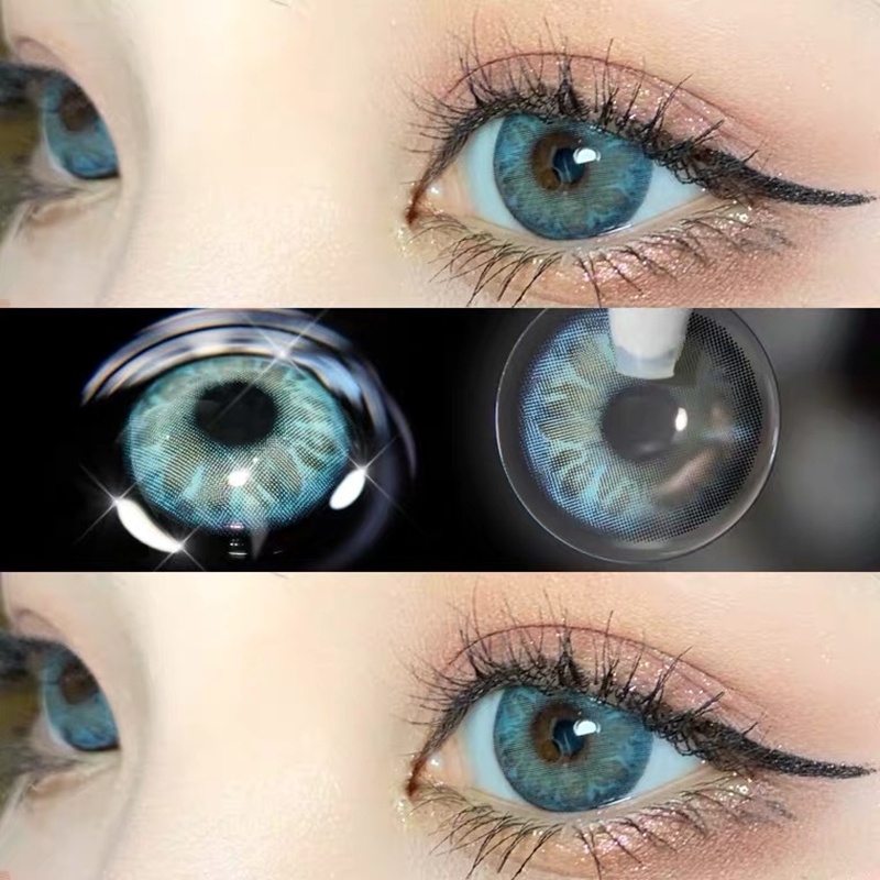 D Orella Pair Pcs Galaxy Series Coloured Contact Lenses For Eyes