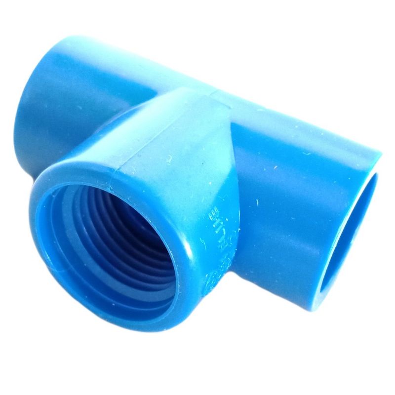 Pvc Blue Fittings Elbow Coupling Tee Cap Male Female Adaptor Ball