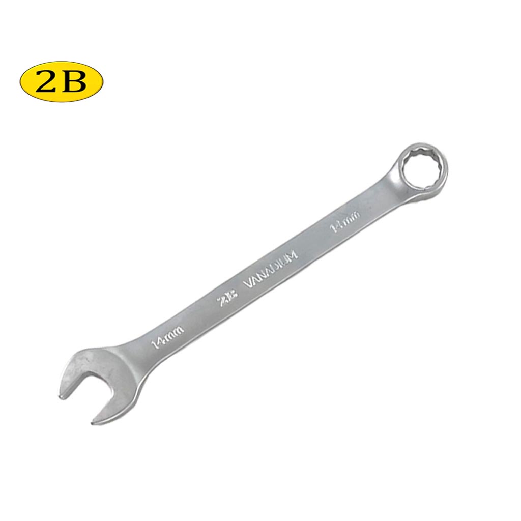 2B 14mm Combination Spanner Double End Open Ring Tool Wrench Repairing